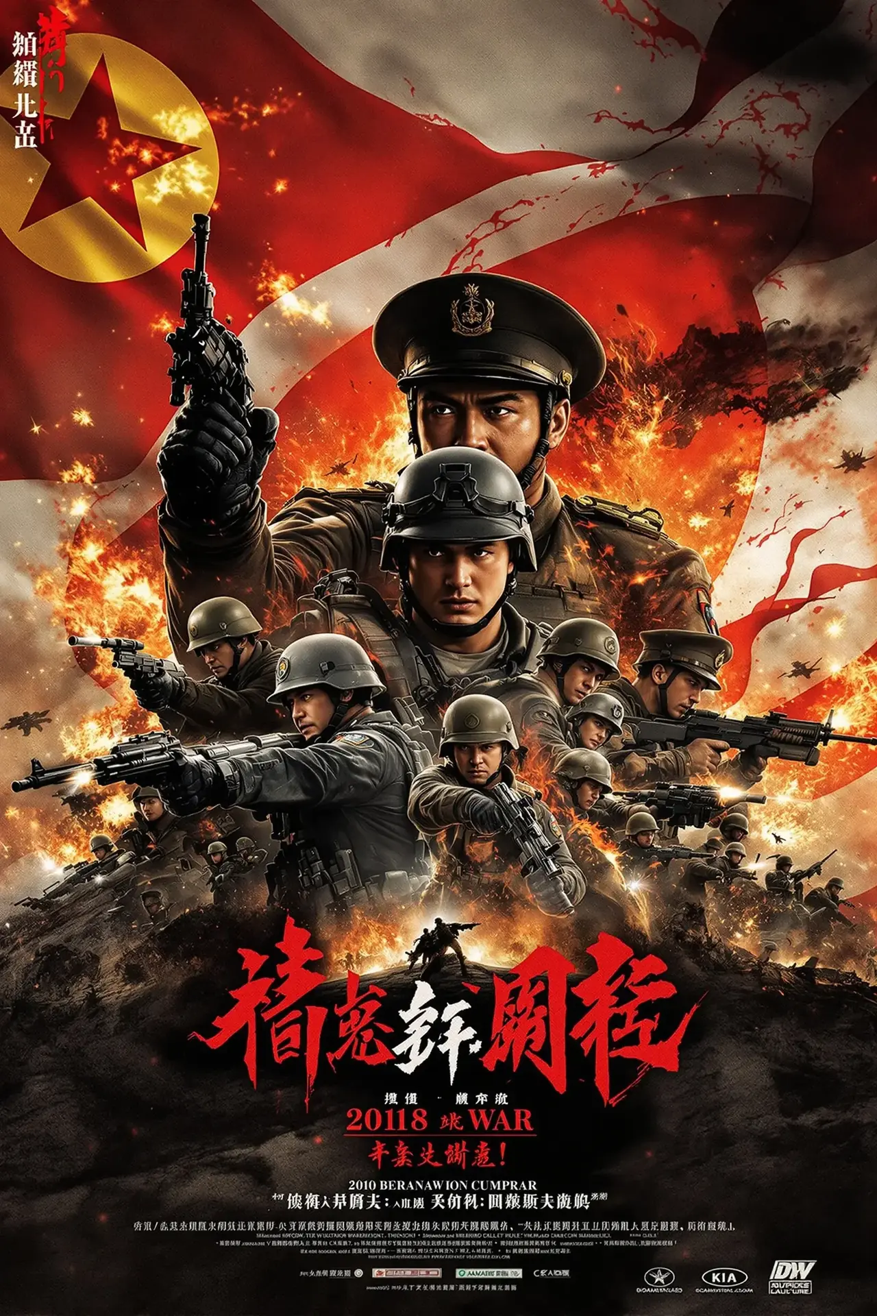 今日战争·铁血防线 - 战争电影海报