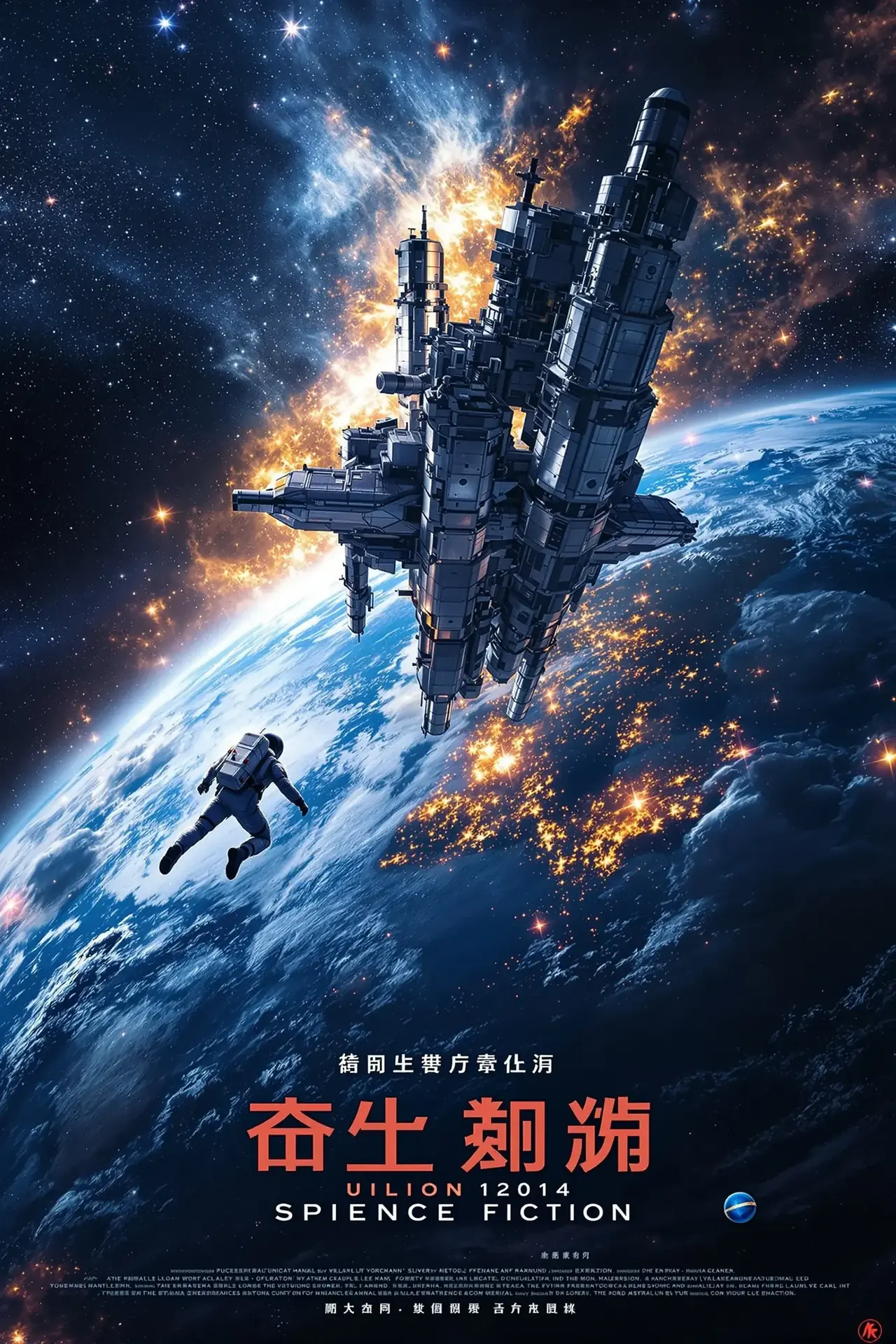星际边缘 - 科幻电影海报
