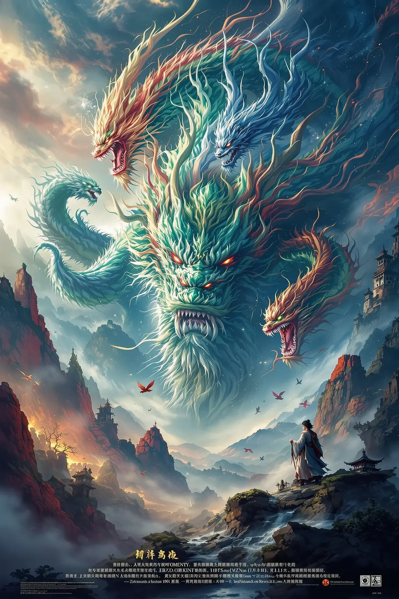 山海异兽 - 东方奇幻电影海报