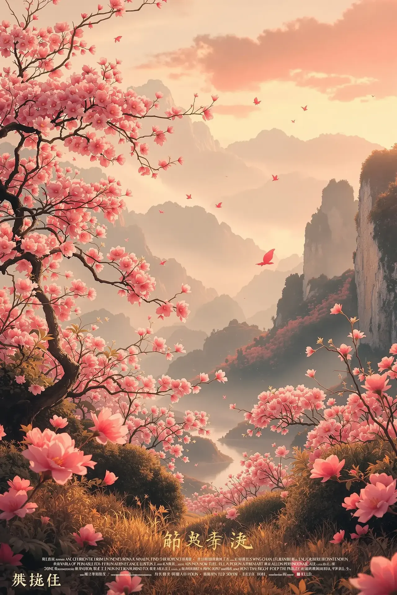 半夏花开 - 爱情电影海报
